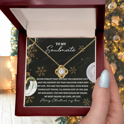 Gift for Soulmate - Greatest Gift - Love Knot Pendant Necklace - Mallard Moon Gift Shop