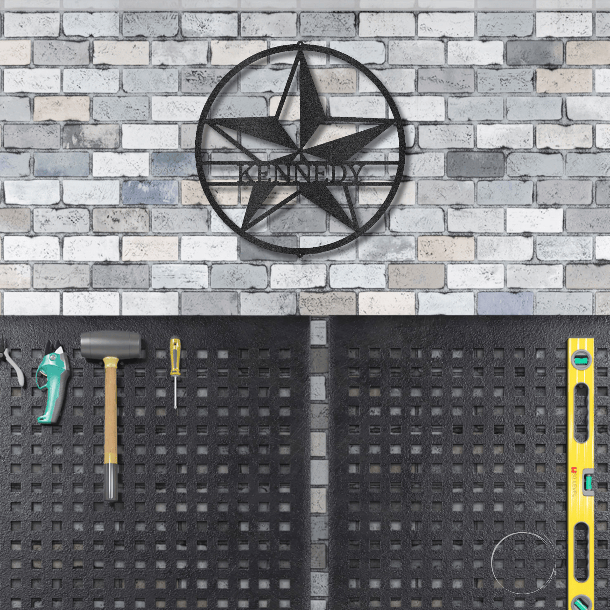 Star Personalized Metal Wall Art Sign - Mallard Moon Gift Shop