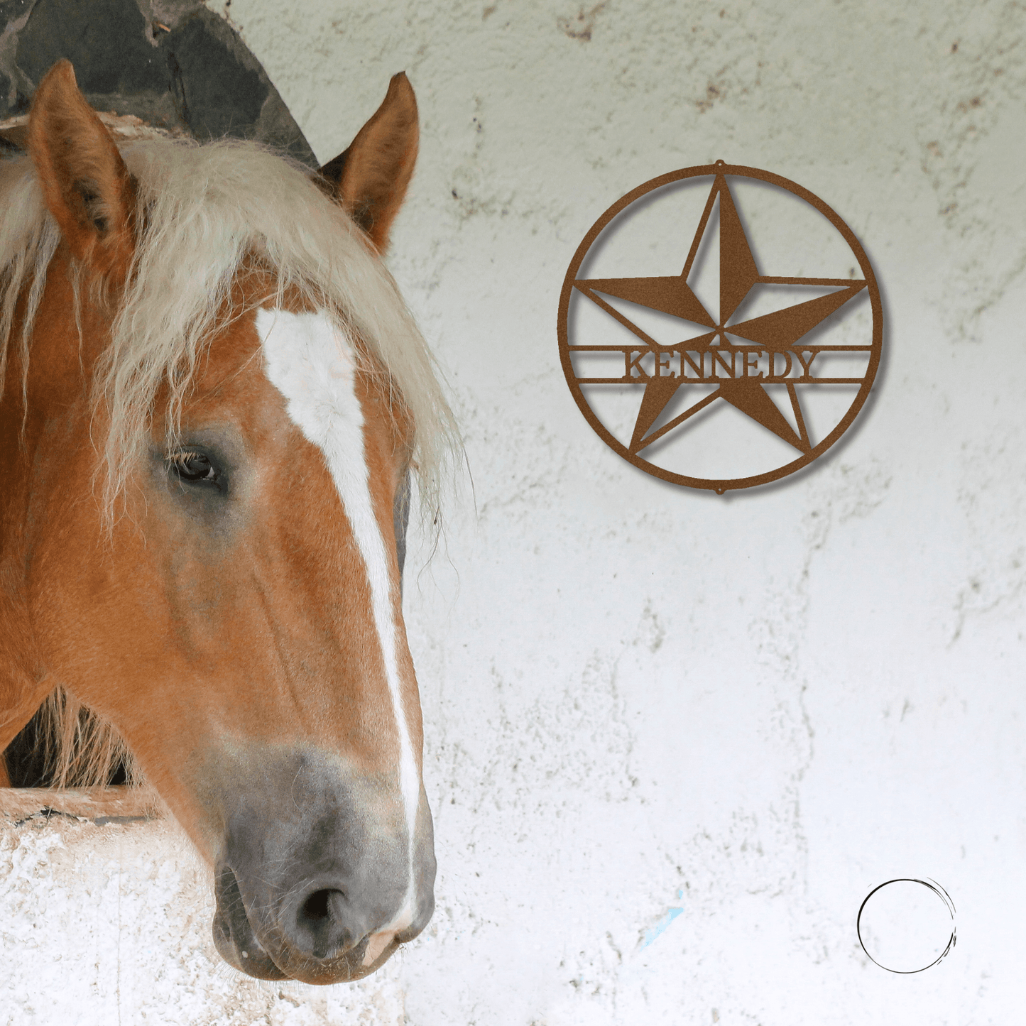 Star Personalized Metal Wall Art Sign - Mallard Moon Gift Shop