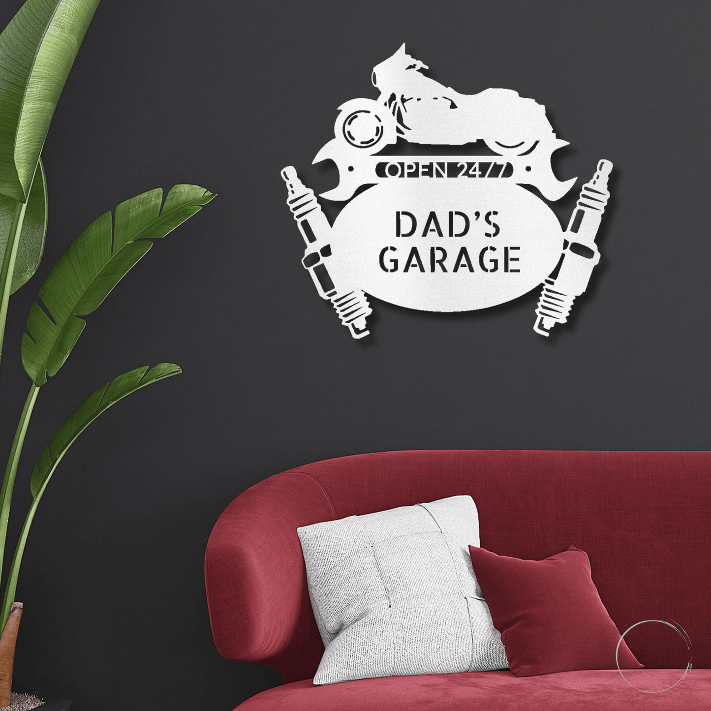 Street Glide Mechanic Personalized Motorcycle Biker Steel Wall Sign - Mallard Moon Gift Shop