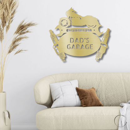 Street Glide Mechanic Personalized Motorcycle Biker Steel Wall Sign - Mallard Moon Gift Shop