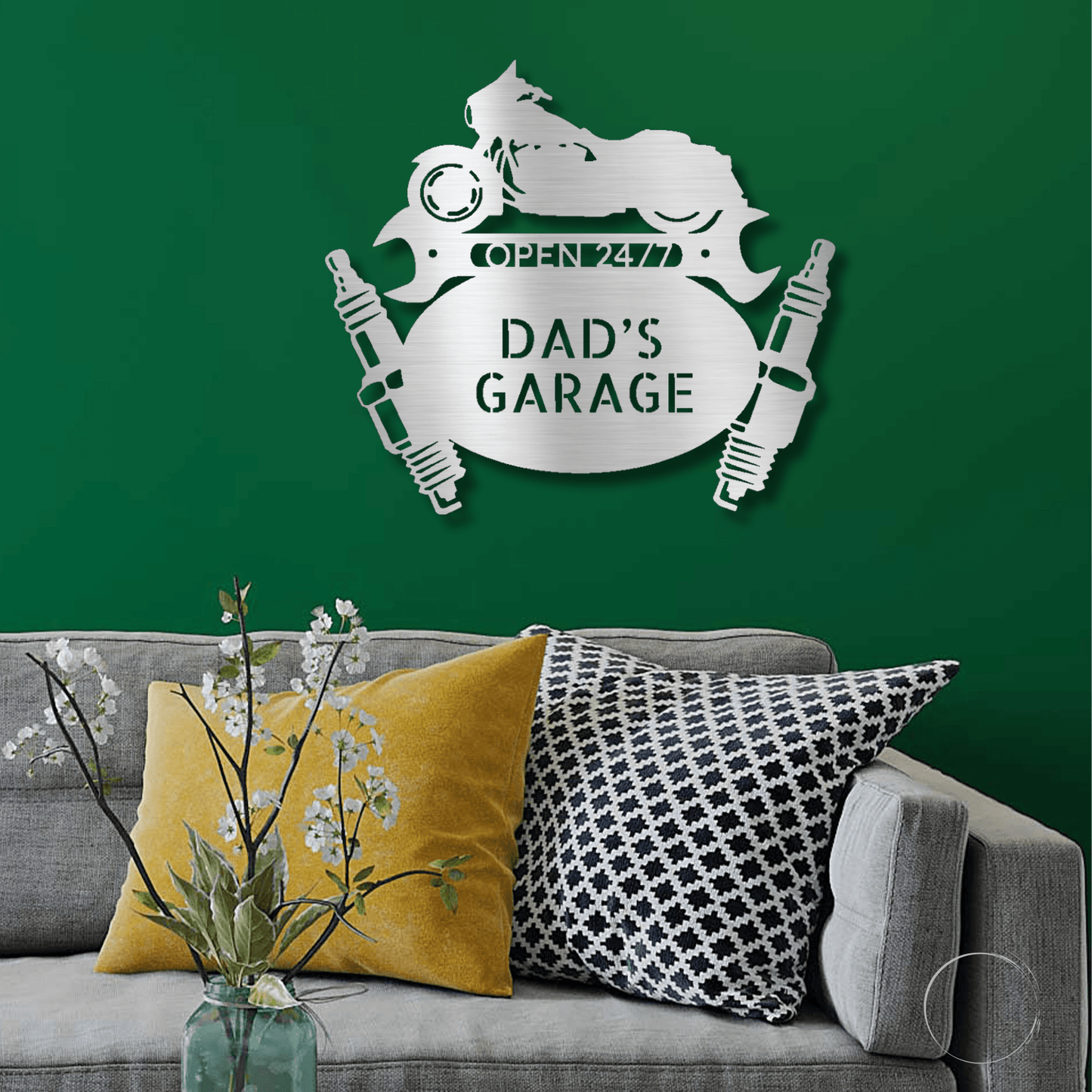 Street Glide Mechanic Personalized Motorcycle Biker Steel Wall Sign - Mallard Moon Gift Shop