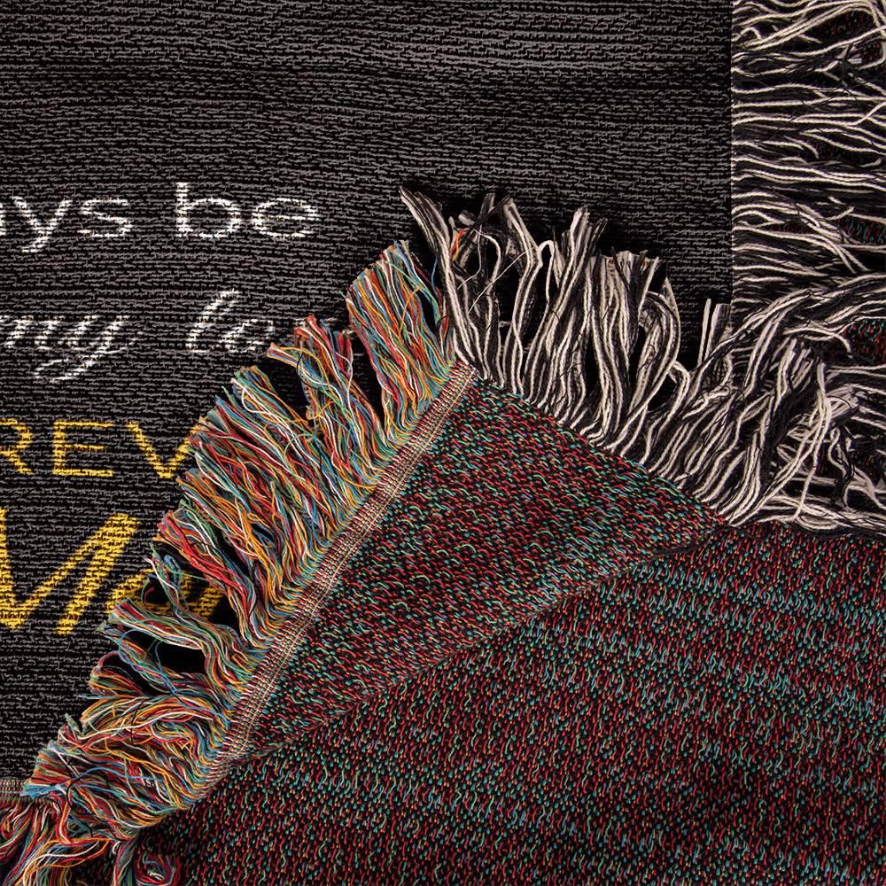 To My Daughter My Love Will Follow You Personalized Heirloom Woven Blanket - Mallard Moon Gift Shop