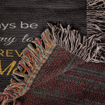 To My Daughter My Love Will Follow You Personalized Heirloom Woven Blanket - Mallard Moon Gift Shop