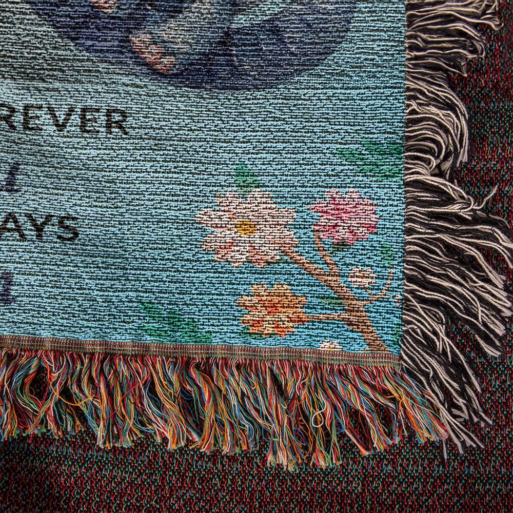 To My Daughter, You bring me Hope and Joy Love, Mom Heirloom Woven Blanket, Birthday, Holiday, Heartfelt Personalized Gift - Mallard Moon Gift Shop