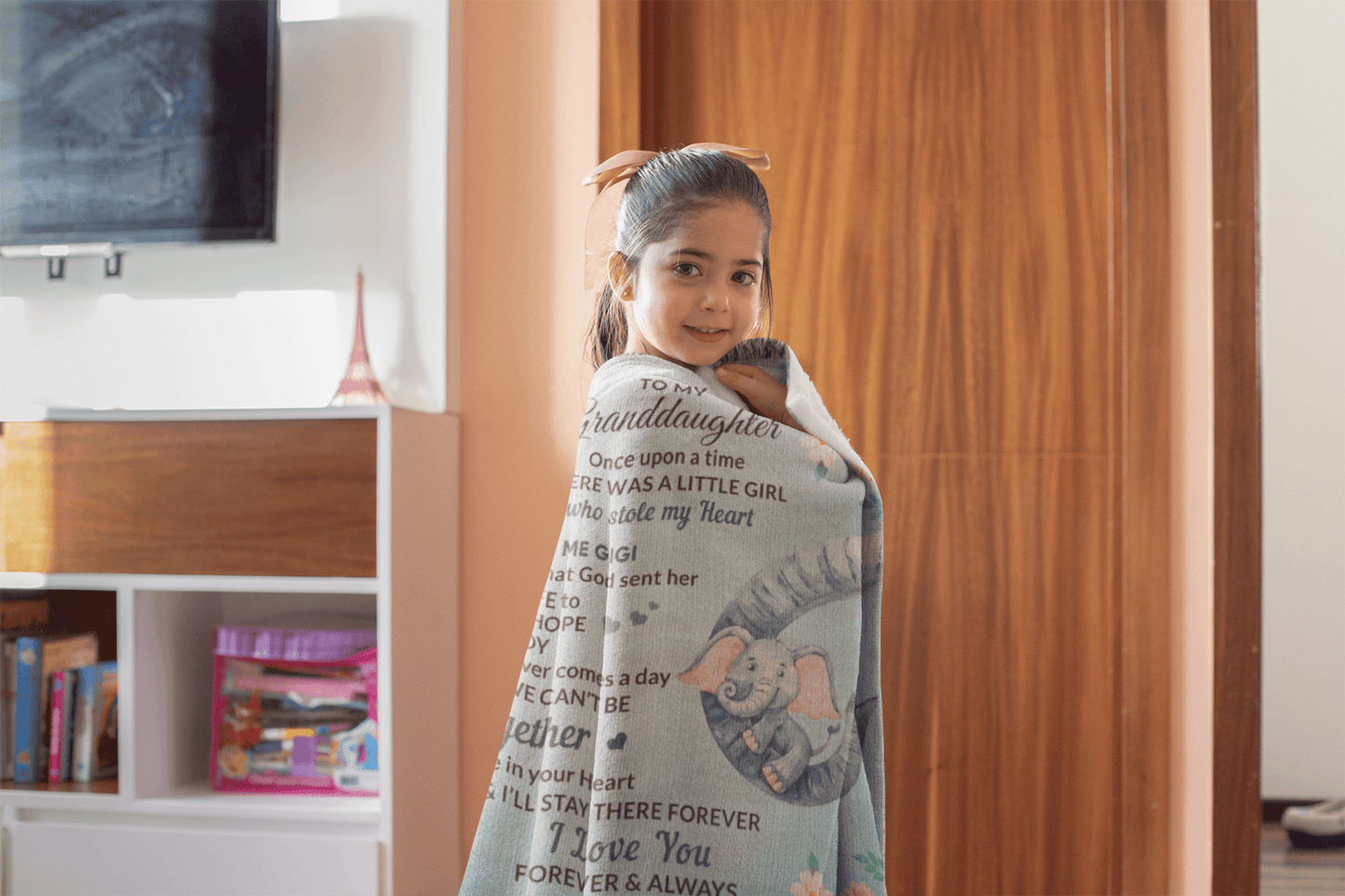 To My Granddaughter, You bring me Hope and Joy Heirloom Woven Blanket From Grandma Gigi - Mallard Moon Gift Shop