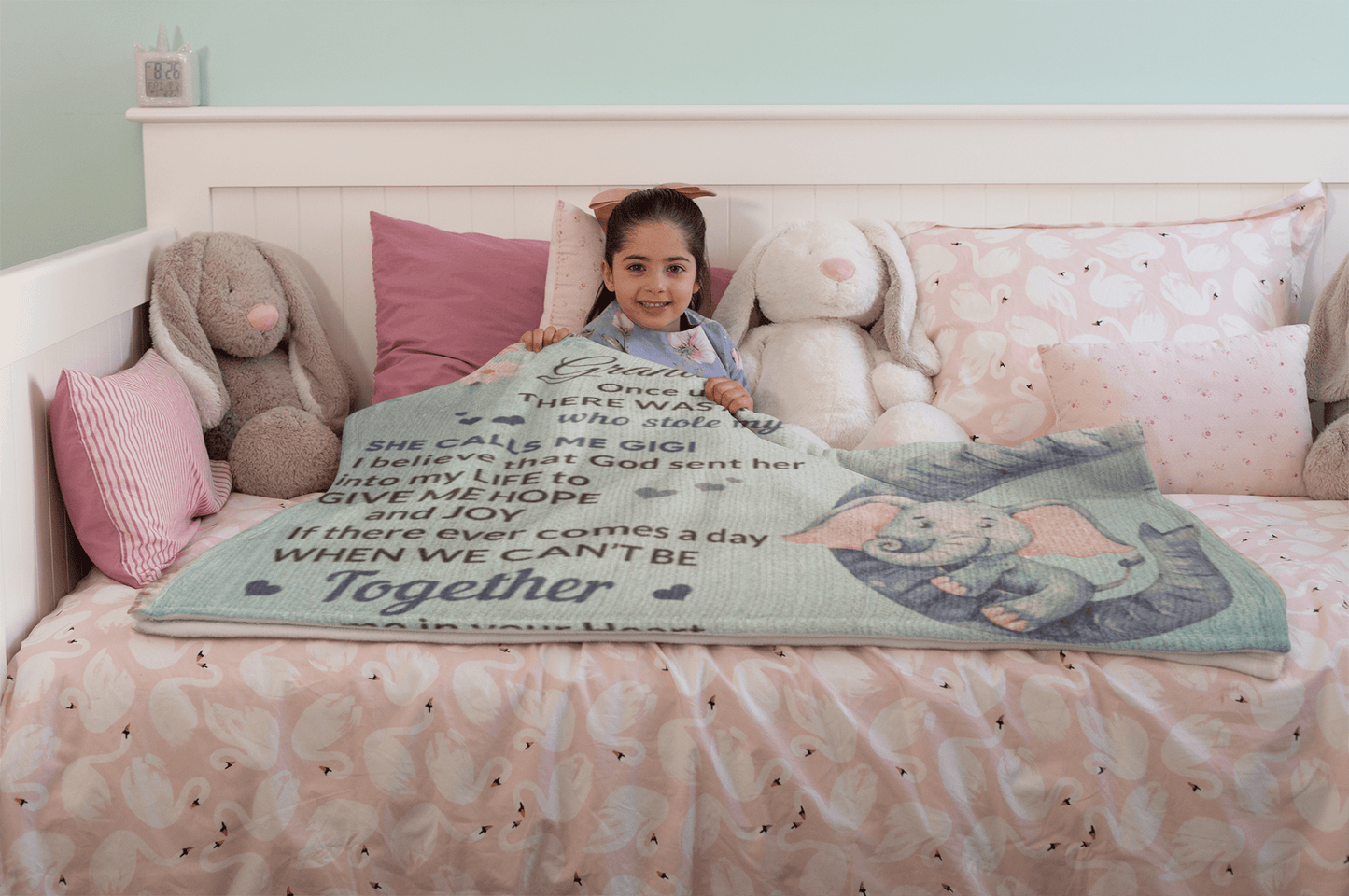 To My Granddaughter, You bring me Hope and Joy Heirloom Woven Blanket From Grandma Gigi - Mallard Moon Gift Shop