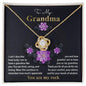 To My Grandma I am Lucky to Have You Love Knot Pendant Necklace - Mallard Moon Gift Shop