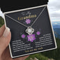 To My Grandma I am Lucky to Have You Love Knot Pendant Necklace - Mallard Moon Gift Shop
