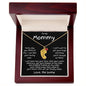 To My Mommy Love the Bump Custom Baby Feet Birthstone Charm Necklace - Mallard Moon Gift Shop