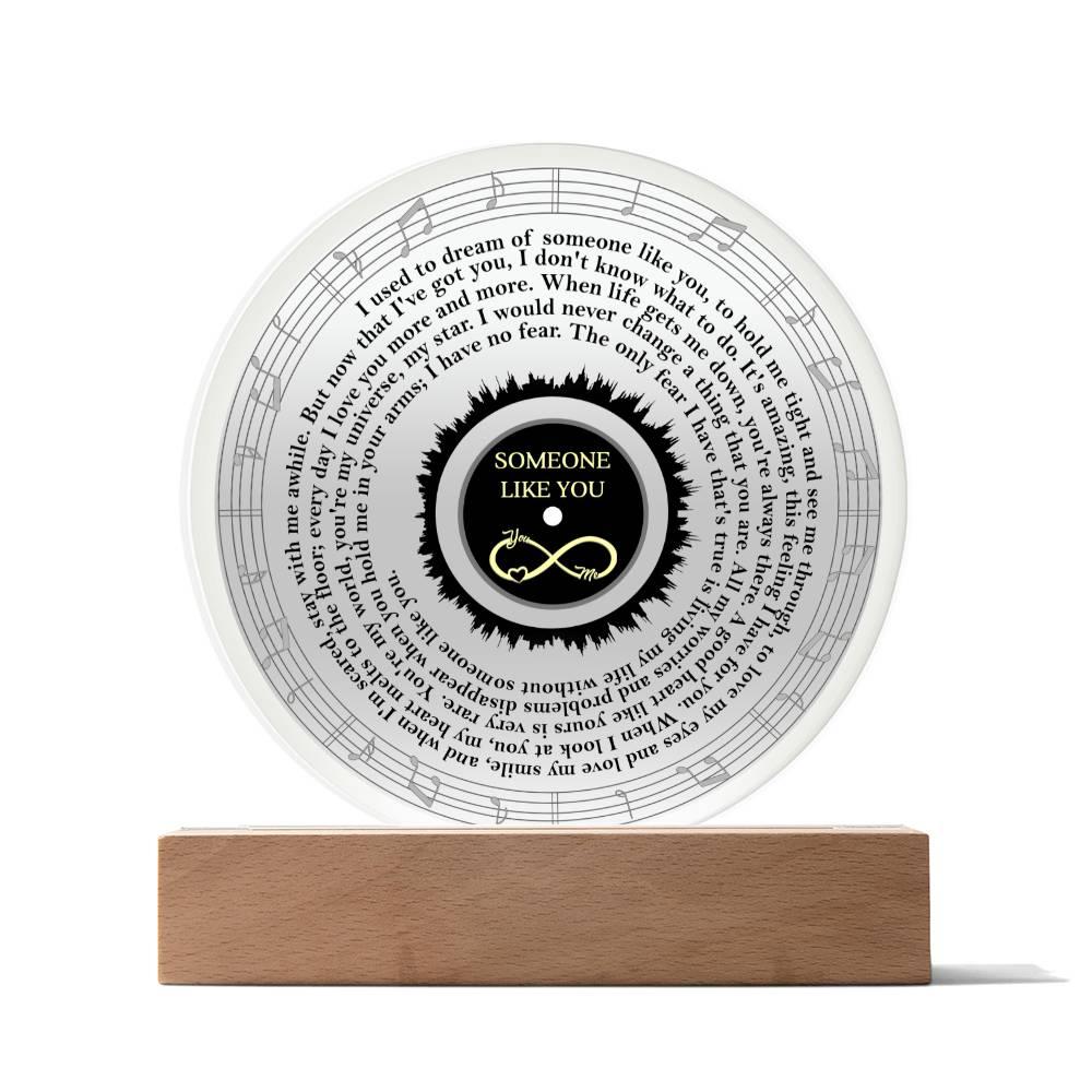 To My Soulmate - Someone Like You - Heartfelt Message Acrylic Plaque - Mallard Moon Gift Shop