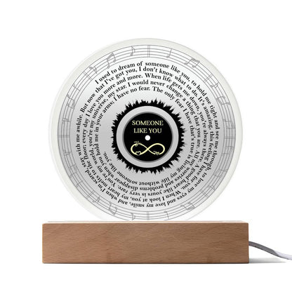 To My Soulmate - Someone Like You - Heartfelt Message Acrylic Plaque - Mallard Moon Gift Shop