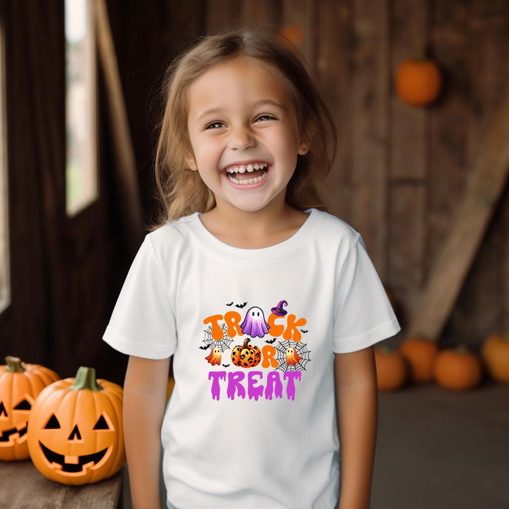 Halloween Spooky Trick or Treat Youth Tee Shirt - Mallard Moon Gift Shop