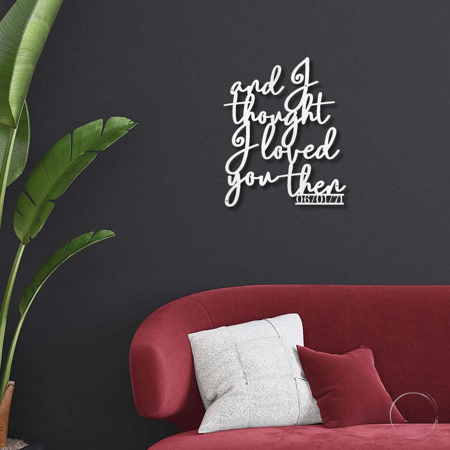 Ever Growing Love Custom Indoor Outdoor Steel Wall Sign - Mallard Moon Gift Shop