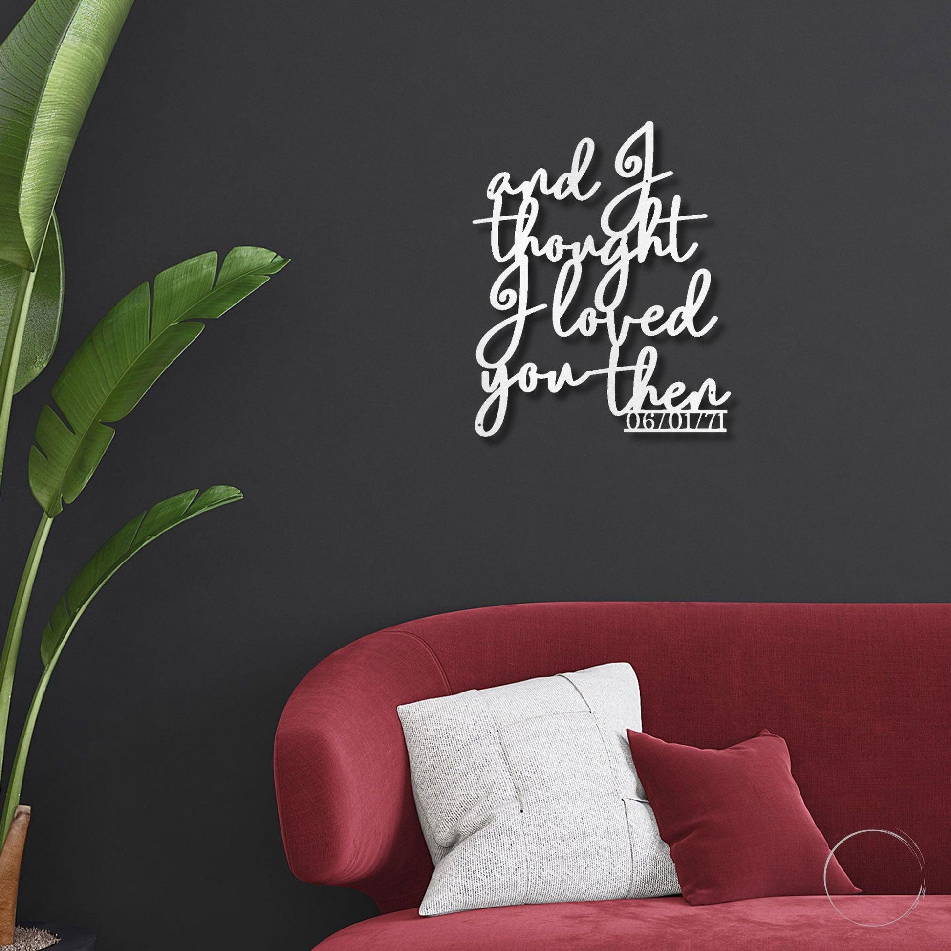 Ever Growing Love Custom Indoor Outdoor Steel Wall Sign - Mallard Moon Gift Shop