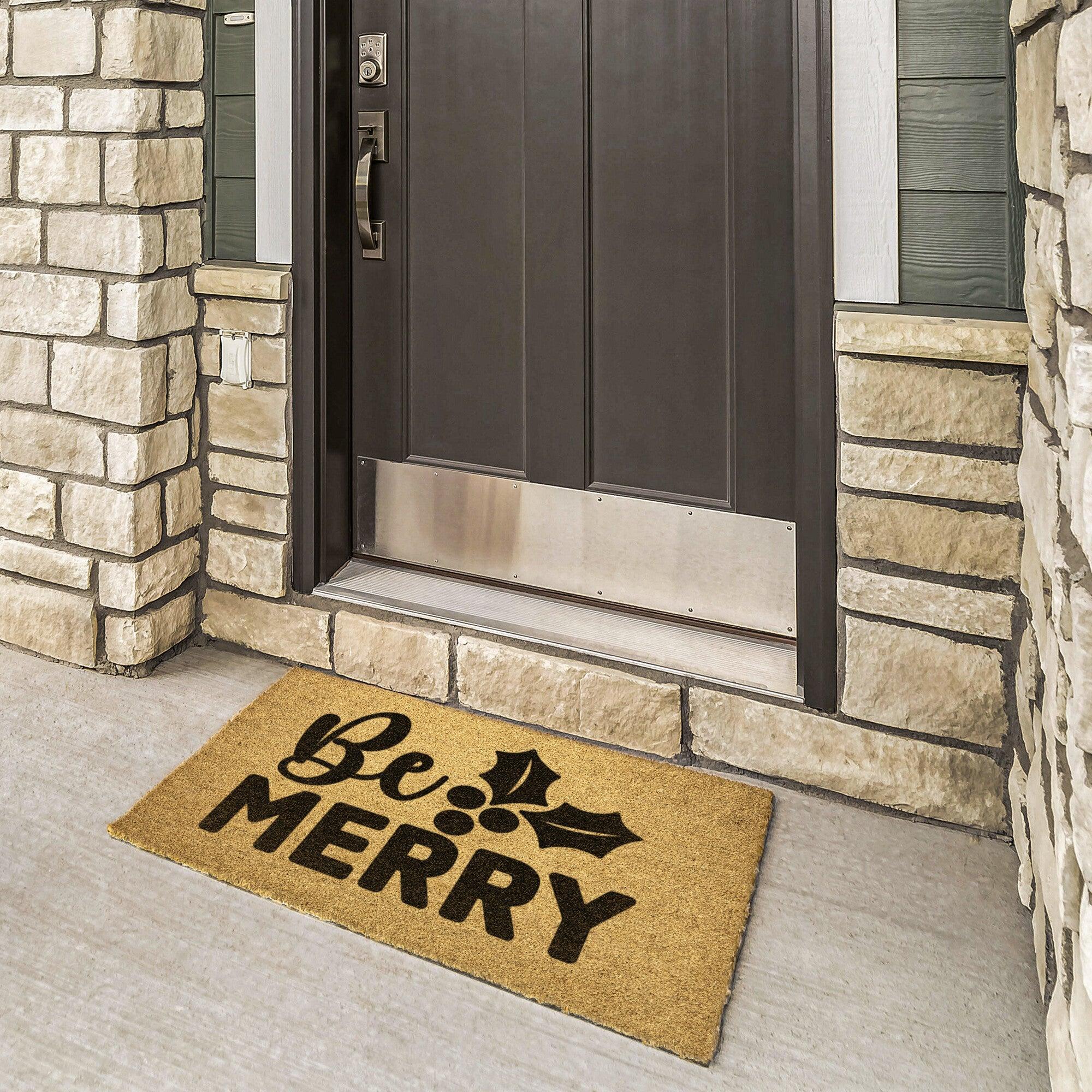 Be Merry Outdoor Mat - Mallard Moon Gift Shop