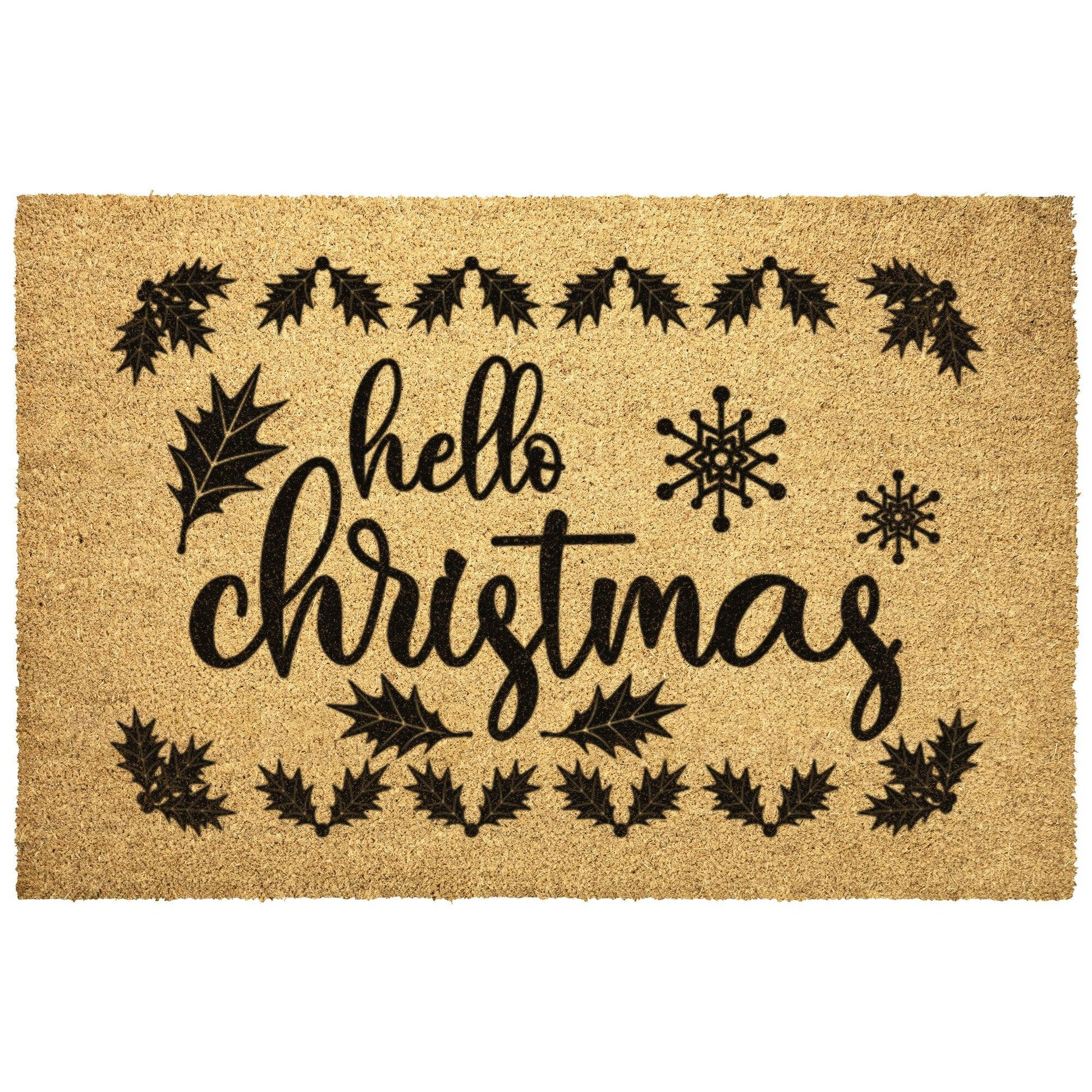 Hello Christmas Outdoor Mat - Mallard Moon Gift Shop