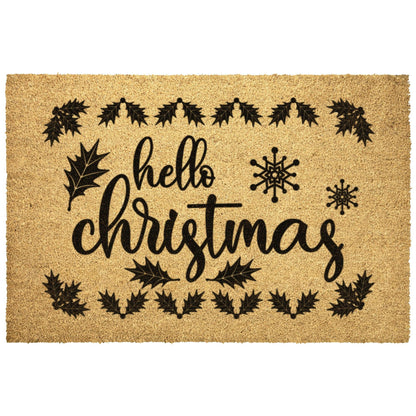 Hello Christmas Outdoor Mat - Mallard Moon Gift Shop