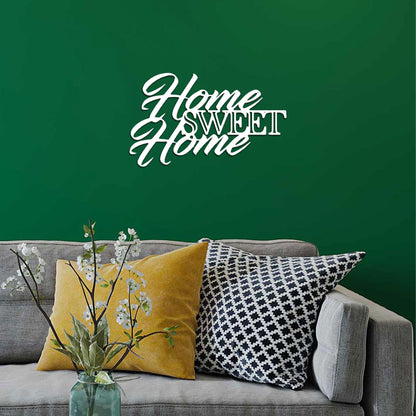 Home Sweet Home Indoor Outdoor Steel Wall Sign Art - Mallard Moon Gift Shop