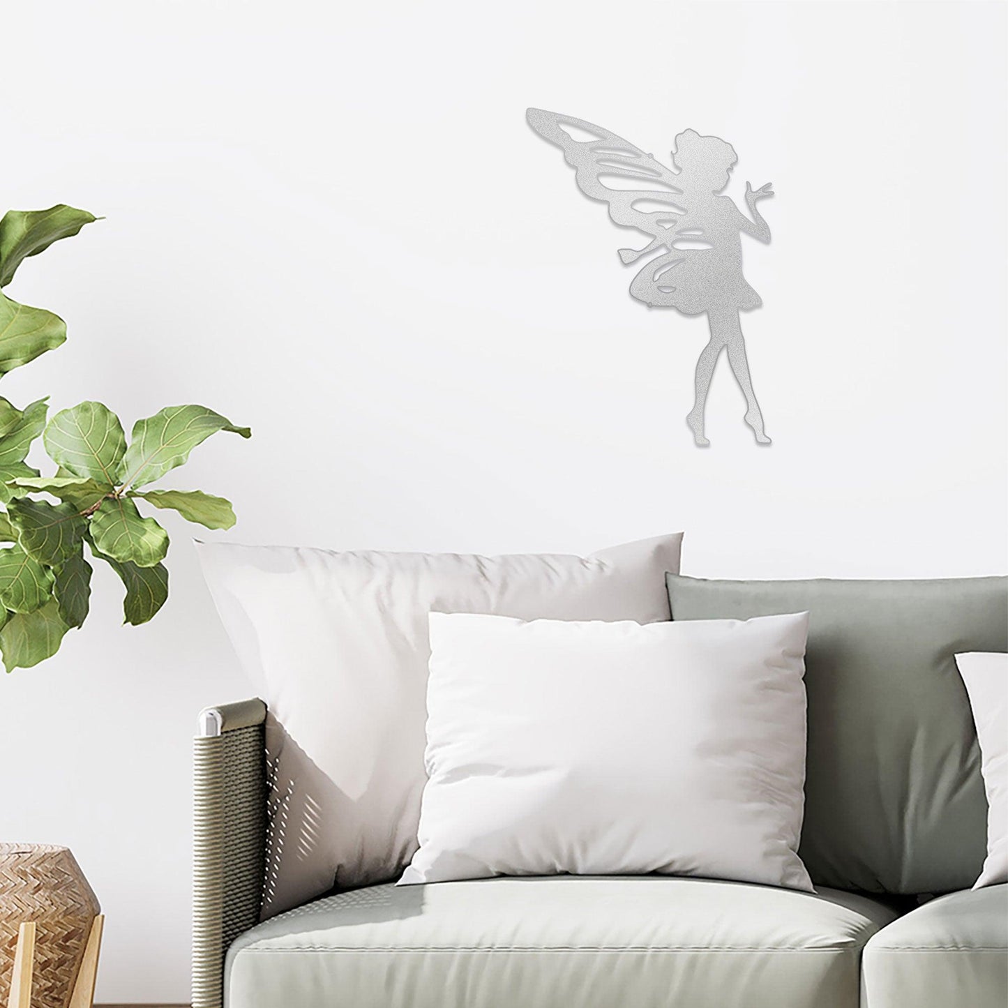 Fairy Pixie Metal Wall Sign - Mallard Moon Gift Shop