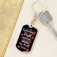 To My Soulmate I Gave My Heart To You Graphic Keychain with Optional Engraved Back - Mallard Moon Gift Shop