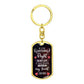 To My Soulmate I Gave My Heart To You Graphic Keychain with Optional Engraved Back - Mallard Moon Gift Shop
