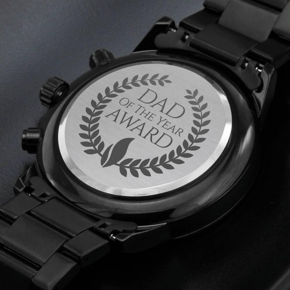 Dad of the Year Award Wrist Watch - Mallard Moon Gift Shop