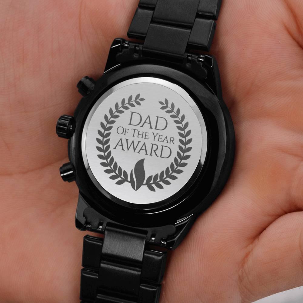 Dad of the Year Award Wrist Watch - Mallard Moon Gift Shop