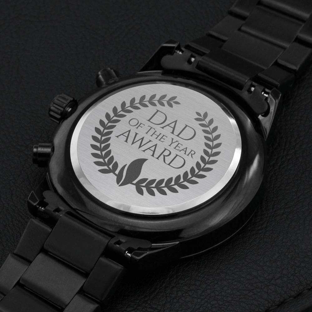 Dad of the Year Award Wrist Watch - Mallard Moon Gift Shop