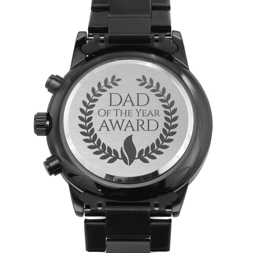 Dad of the Year Award Wrist Watch - Mallard Moon Gift Shop