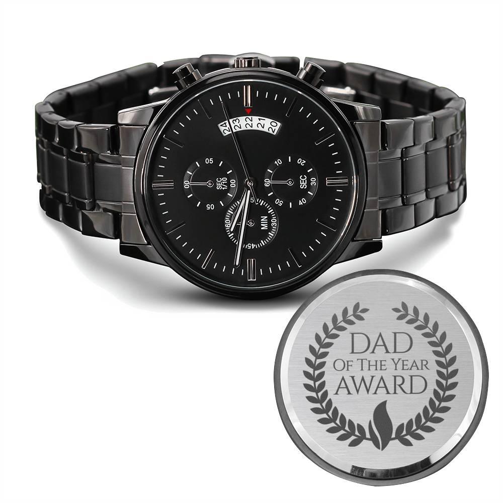 Dad of the Year Award Wrist Watch - Mallard Moon Gift Shop