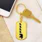 Papa Bear with Four Cubs Personalized Engraved Dog Tag Keychain - Mallard Moon Gift Shop
