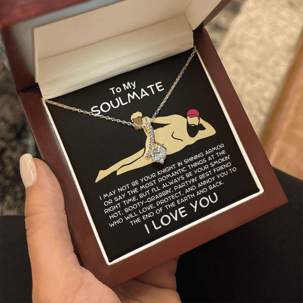 Gift To My Soulmate Smokin' Hot Lover Alluring Beauty Pendant Necklace - Mallard Moon Gift Shop