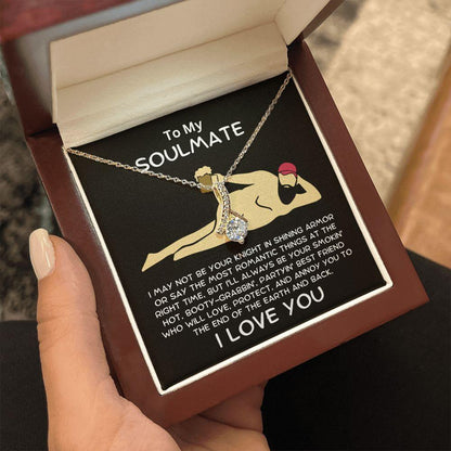 Gift To My Soulmate Smokin' Hot Lover Alluring Beauty Pendant Necklace - Mallard Moon Gift Shop