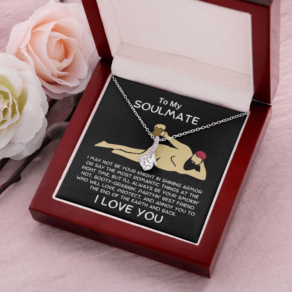Gift To My Soulmate Smokin' Hot Lover Alluring Beauty Pendant Necklace - Mallard Moon Gift Shop