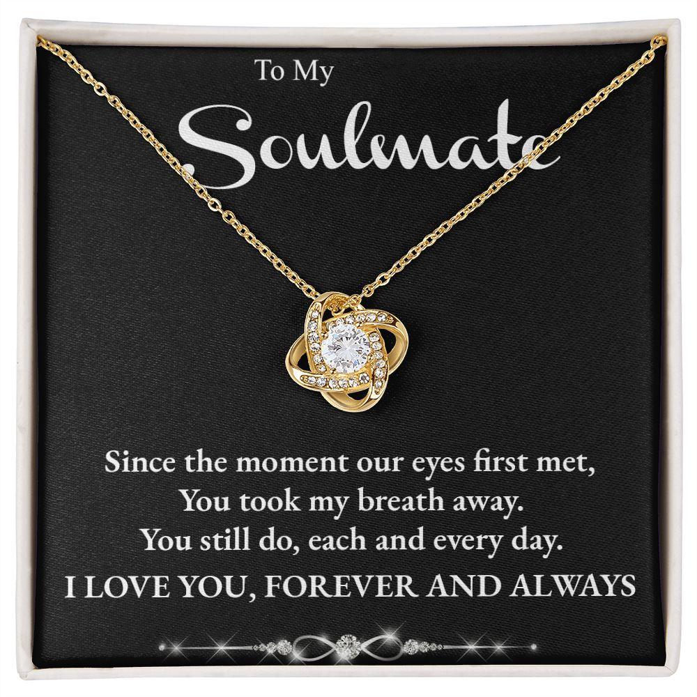 Soulmate Love Forever and Always Pendant Necklace - Mallard Moon Gift Shop