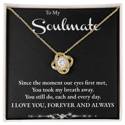 Soulmate Love Forever and Always Pendant Necklace - Mallard Moon Gift Shop