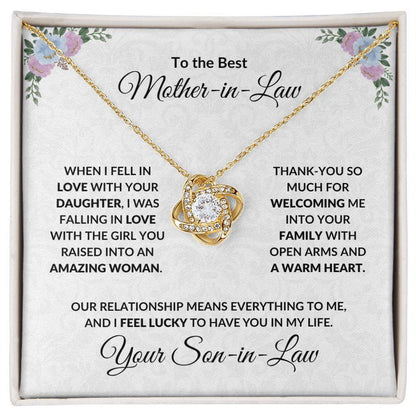 Mother-in-Law Gift Necklace from Son-in-Law - Mallard Moon Gift Shop