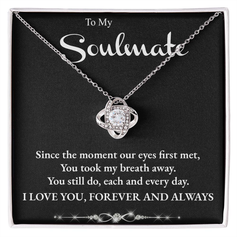 Soulmate Love Forever and Always Pendant Necklace - Mallard Moon Gift Shop