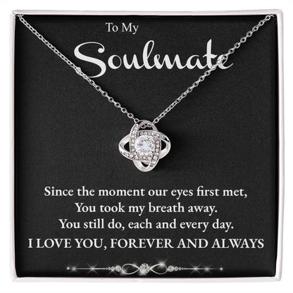 Soulmate Love Forever and Always Pendant Necklace - Mallard Moon Gift Shop