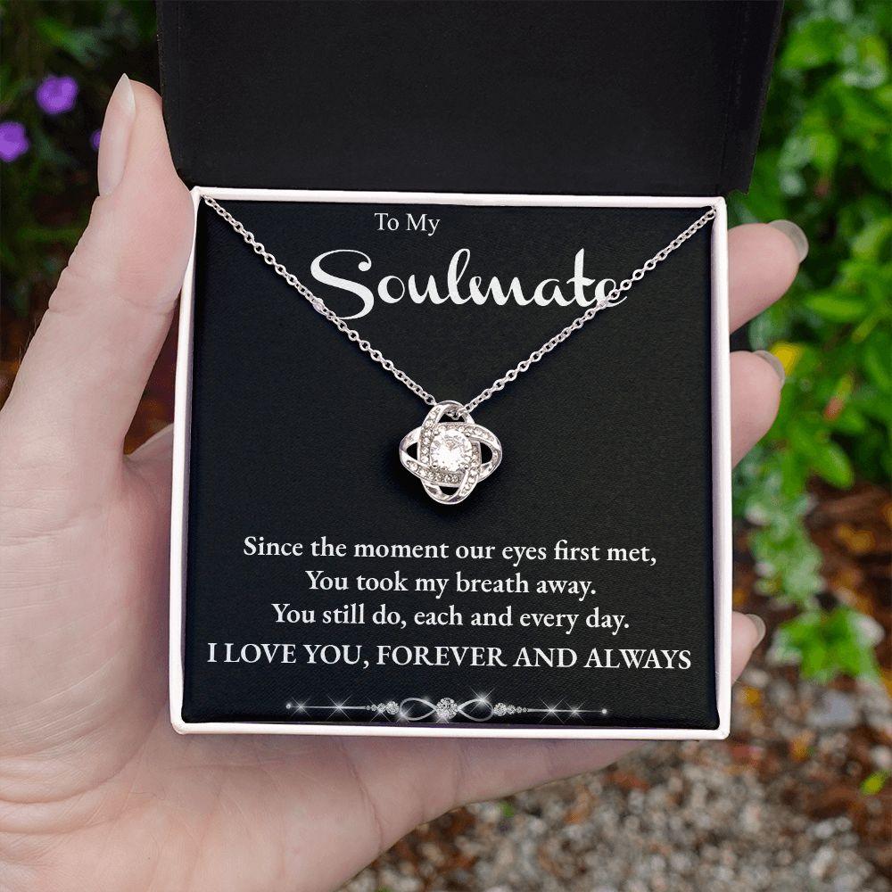 Soulmate Love Forever and Always Pendant Necklace - Mallard Moon Gift Shop