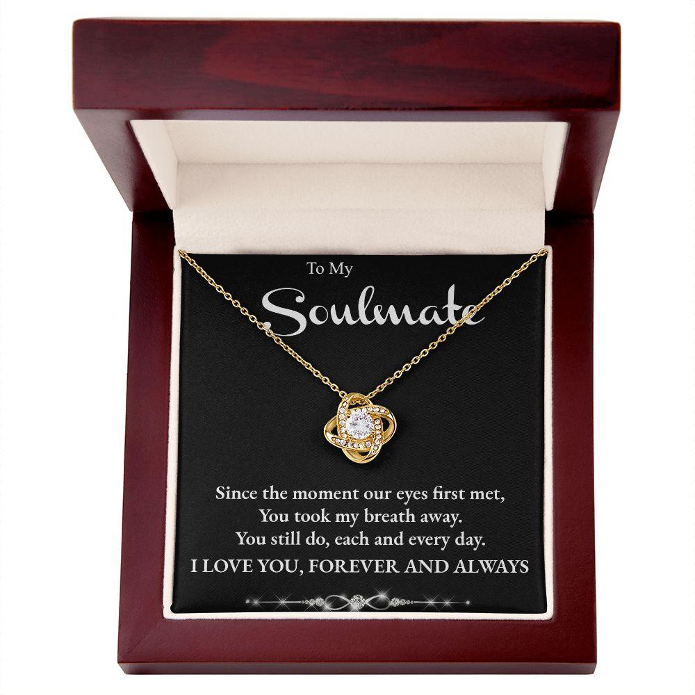 Soulmate Love Forever and Always Pendant Necklace - Mallard Moon Gift Shop