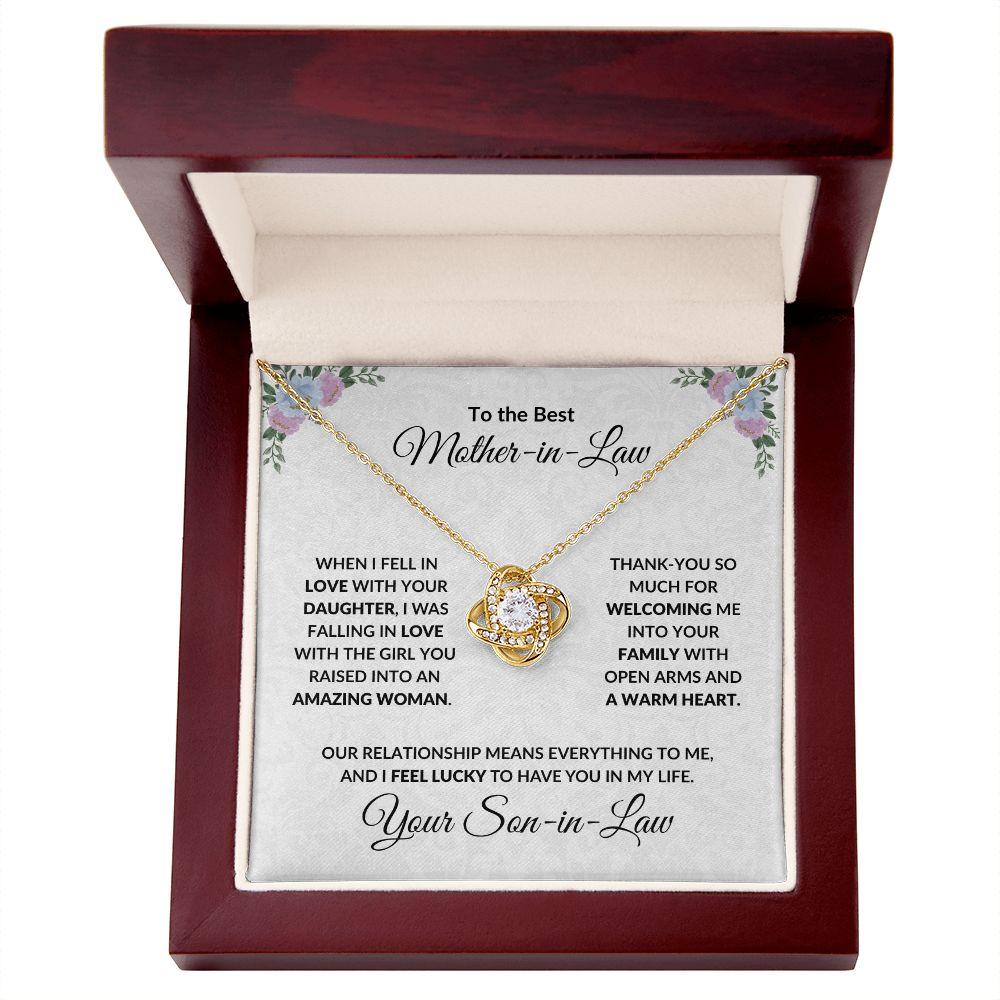 Mother-in-Law Gift Necklace from Son-in-Law - Mallard Moon Gift Shop