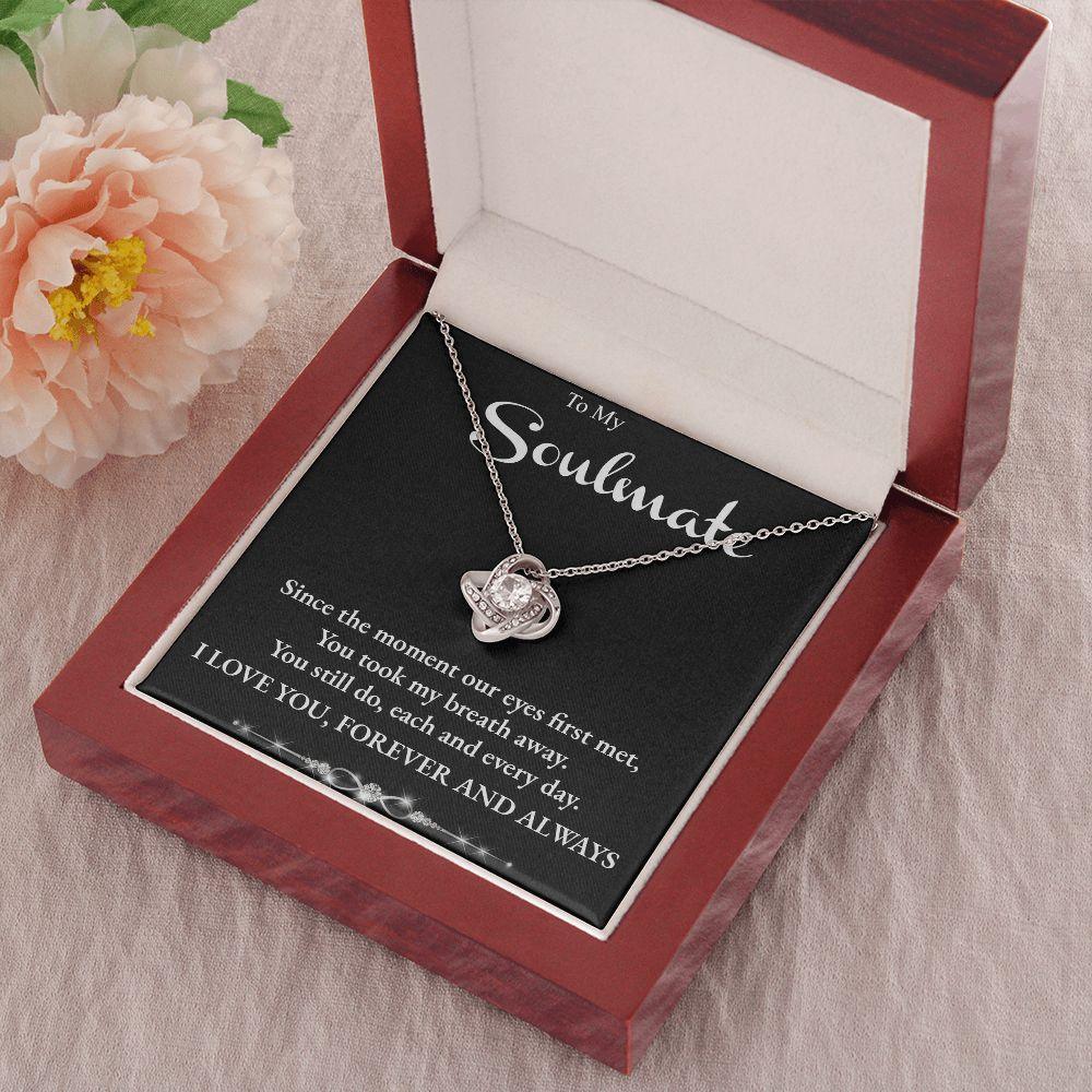 Soulmate Love Forever and Always Pendant Necklace - Mallard Moon Gift Shop