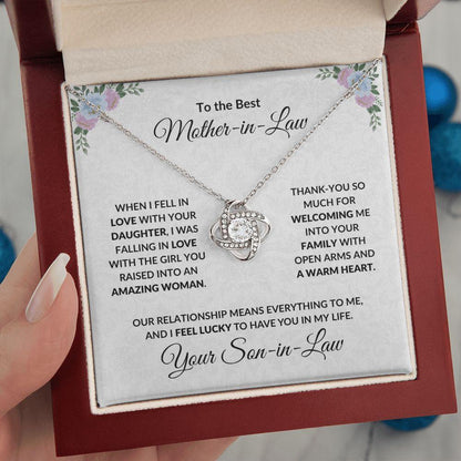 Mother-in-Law Gift Necklace from Son-in-Law - Mallard Moon Gift Shop