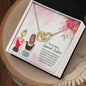 To a Special Sister Interlocking Hearts Necklace - Mallard Moon Gift Shop