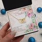 Gift for My Amazing Sister Interlocking Hearts Necklace - Mallard Moon Gift Shop