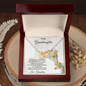 To My Granddaughter I Hugged this Pendant and Filled it with Love - Mallard Moon Gift Shop