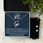 To My Beautiful Wife Forever Love Heart Pendant and Earring Set - Mallard Moon Gift Shop