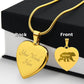Mama Bear Engraved Heart Necklace - Mallard Moon Gift Shop